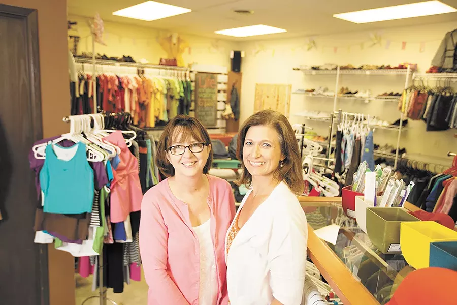 Teen Closet Co-Directors Linda Rogers, left, and Robyn Nance. - YOUNG KWAK