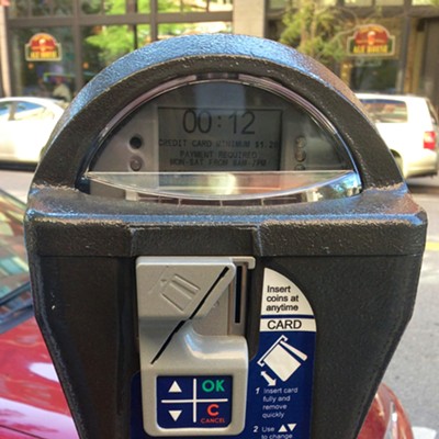 Thank a parking meter glitch for getting away without a ticket this weekend