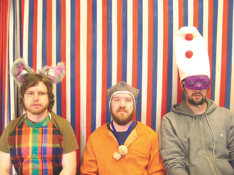 The Cave Singers: (from left) Marty Lund, Pete Quirk, Derek Fudesco
