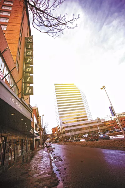 The city of Spokane is eyeing $4.1 million in federal loans to back the redevelopment of the Ridpath Hotel. - YOUNG KWAK