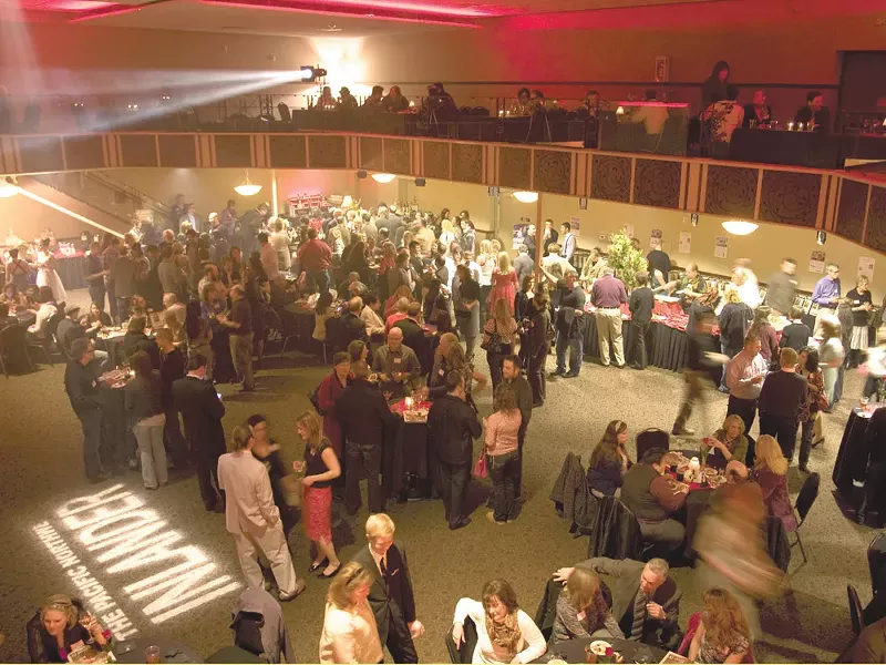 The dance floor, before the dancing began.