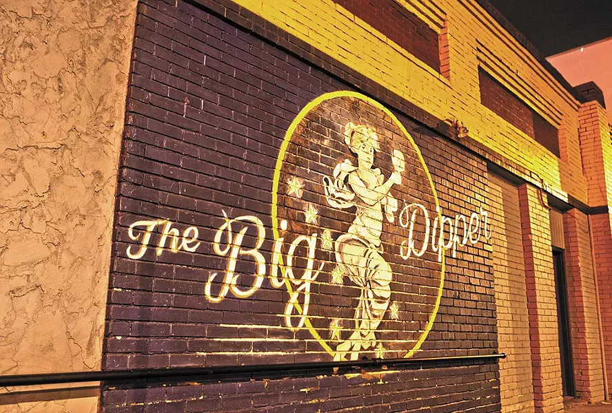 The iconic mural has been restored by the venue's new owners. - MEGHAN KIRK