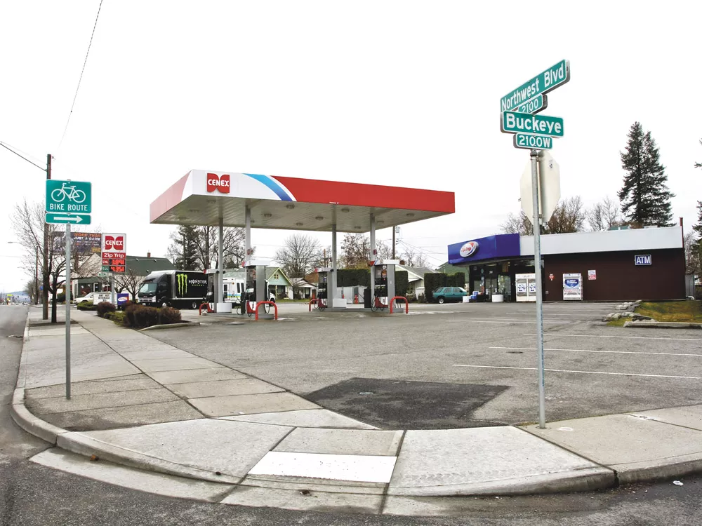 the intersection where Patricia searl was struck by a city vehicle, leaving her paralyzed. - JEFF FERGUSON