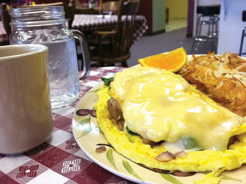 The Italian omelet at Grandma Zulas Kitchen. - CARRIE SCOZZARO