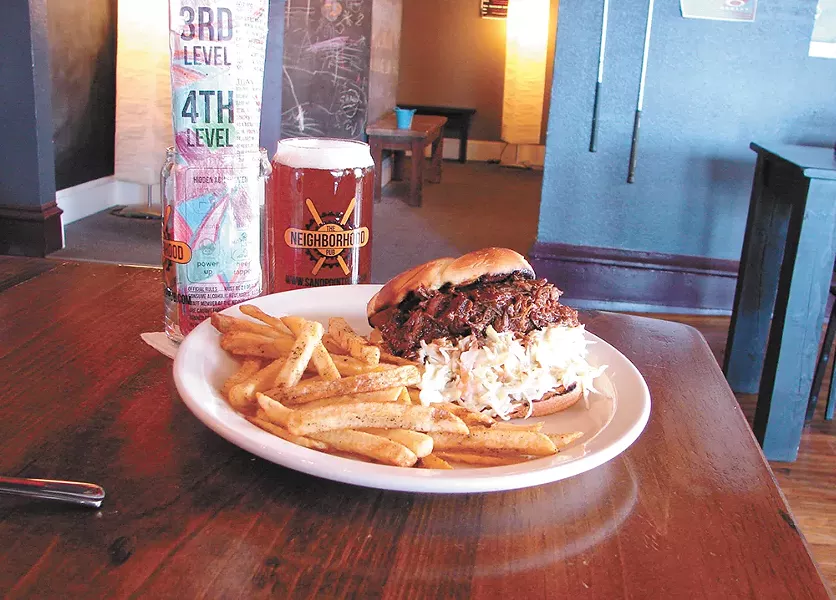 The Kootenai Cubano sandwich from Neighborhood Pub. - CARRIE SCOZZARO