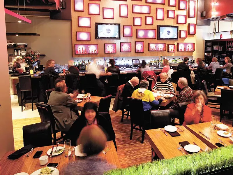 The lounge area, roughly where the new releases were. - YOUNG KWAK