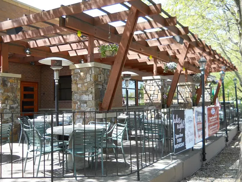 The patio at C. I. Shenanigans