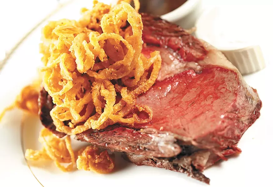 The prime rib is a standout on the Palm Court Grill's Restaurant Week menu. - YOUNG KWAK