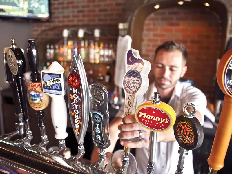 The Saranac Public House serves up lots of choices. - JORDAN BEAUCHAMP