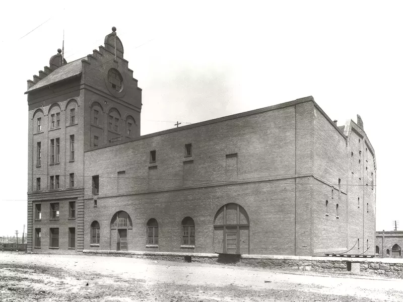 The Schade Brewery, seen here in 1920, is now used as office space. - |MAC/EASTERN WASHINGTON STATE HISTORICAL SOCIETY