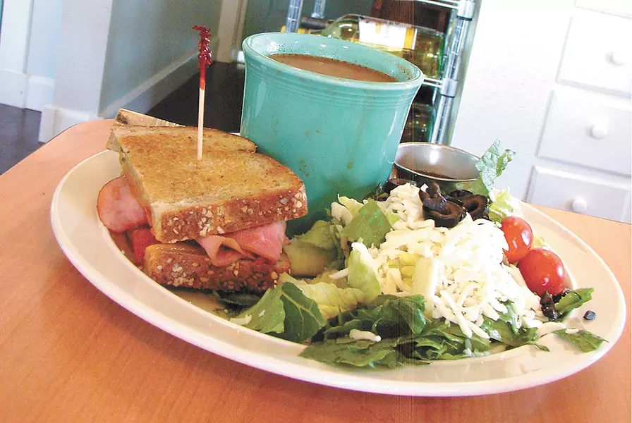 The soup and half-sandwich special from Tilly's. - CARRIE SCOZZARO