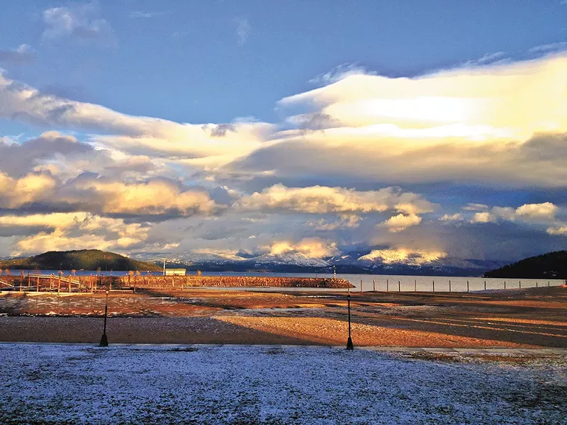 The view of Lake Pend Oreille from Trinity at City Beach. - CARRIE SCOZZARO