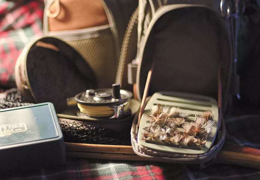 Time to check fishing gear for another season. - JACOB JONES