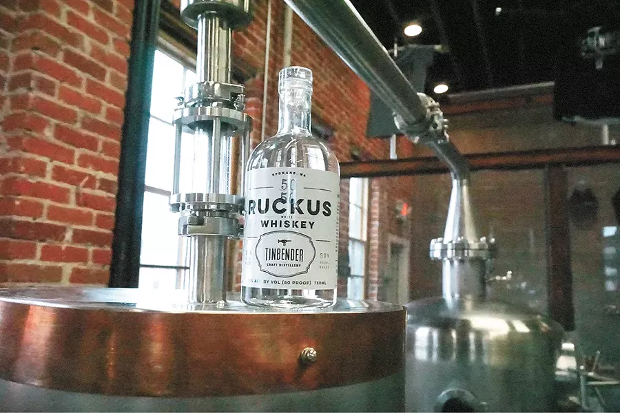 Tinbender Craft Distillery is now open in downtown Spokane. - COURTNEY BREWER