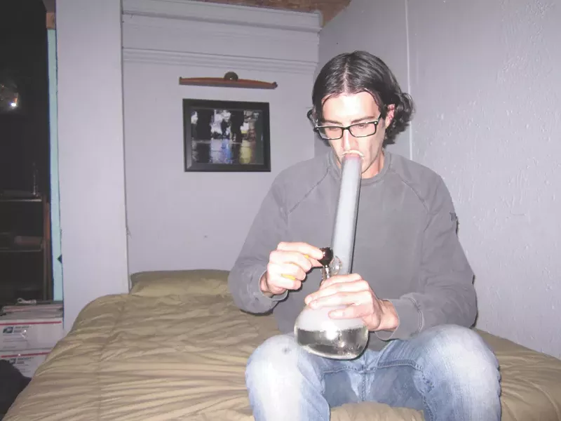 Tyler Markwart, an outspoken pro-marijuana student at WSU.