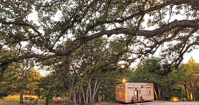 A tiny home's exterior. - HOME PHOTO