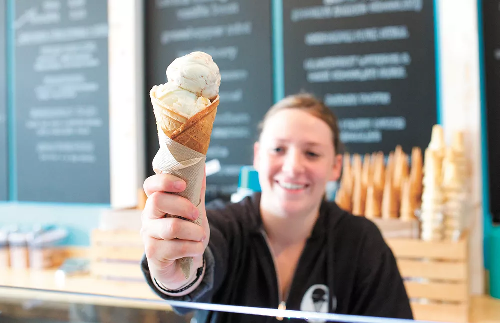 "The great thing about ice cream is that it's fun. We're selling something people enjoy," says Sweet Peaks owner Marissa Keenan.