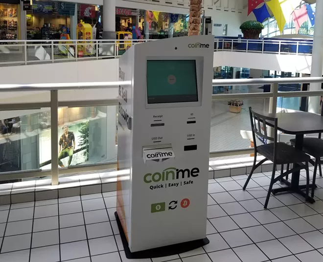 You Can Now !   Buy Bitcoin At An Atm In The Spokane Valley Mall - 