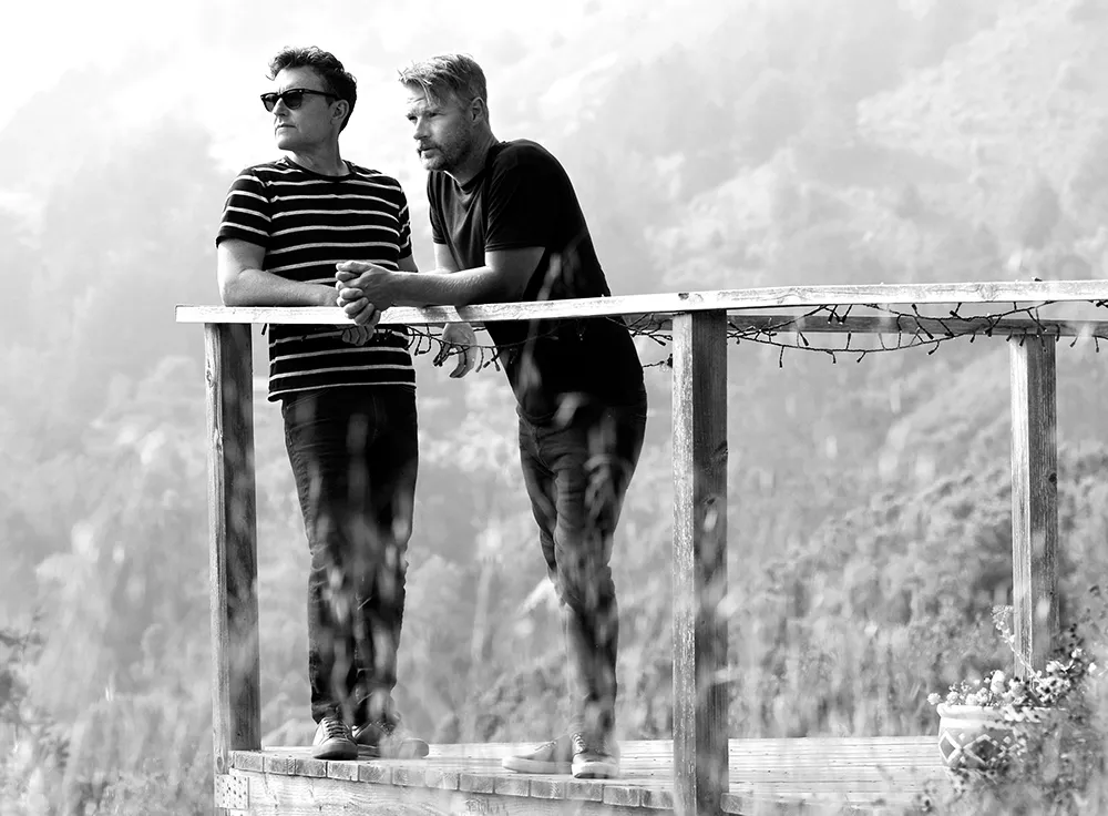 In defiance of their name, El Ten Eleven is made up of just Kristian Dunn (left) and Tim Fogarty. - MARK OWENS PHOTO