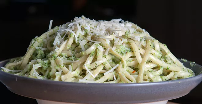 Broccoli cream pesto - DANIEL WALTERS PHOTO