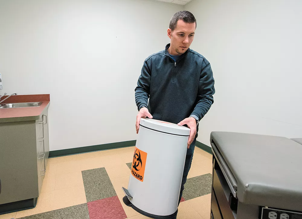 Matt Dinsmore, a nurse practitioner, is helping to open a new clinic later this month. - ERICK DOXEY PHOTO