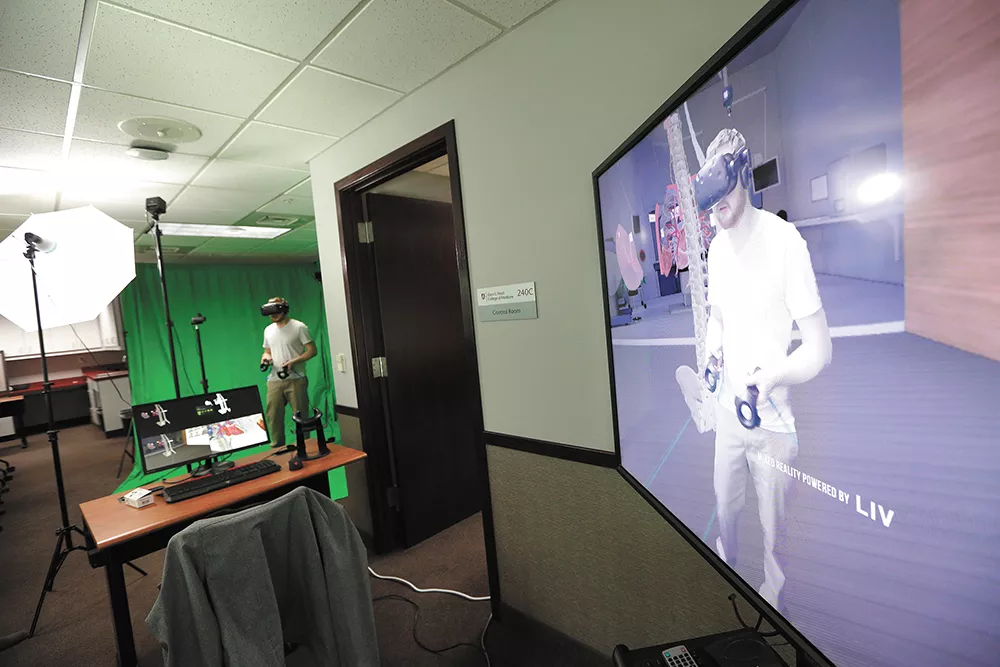 With an eye toward the future of medicine, WSU medical school students explore the world of VR