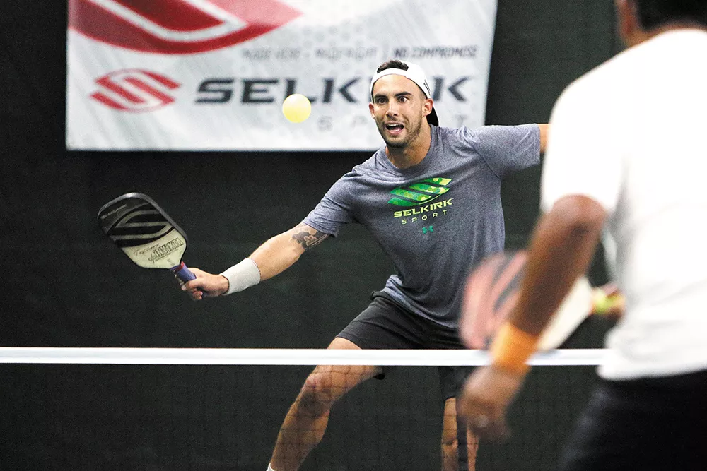 National champion and Spokane resident Tyson McGuffin at North Park Athletic Club: "I highly recommend his game." - YOUNG KWAK