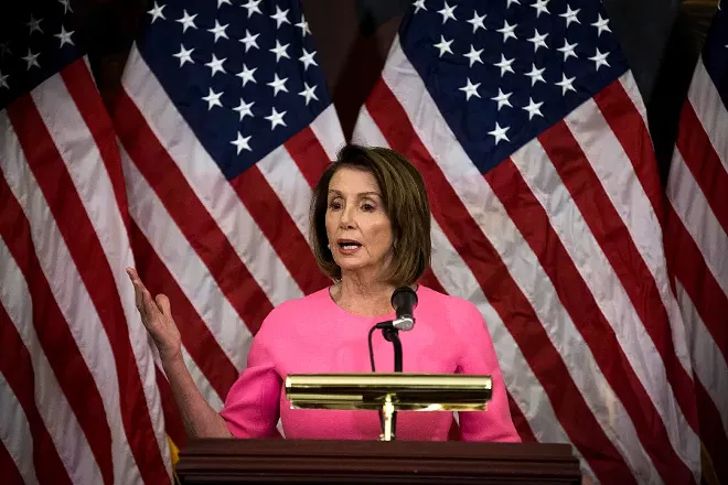 Nancy Pelosi (D-Calif.) holds a news conference the day after the midterm elections on Capitol Hill in Washington, Nov. 7, 2018. - SARAH SILBIGER/THE NEW YORK TIMES