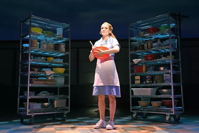 Christine Dwyer stars as Jenna in the touring production of Waitress, which runs through Dec. 16 at the First Interstate Center for the Arts.