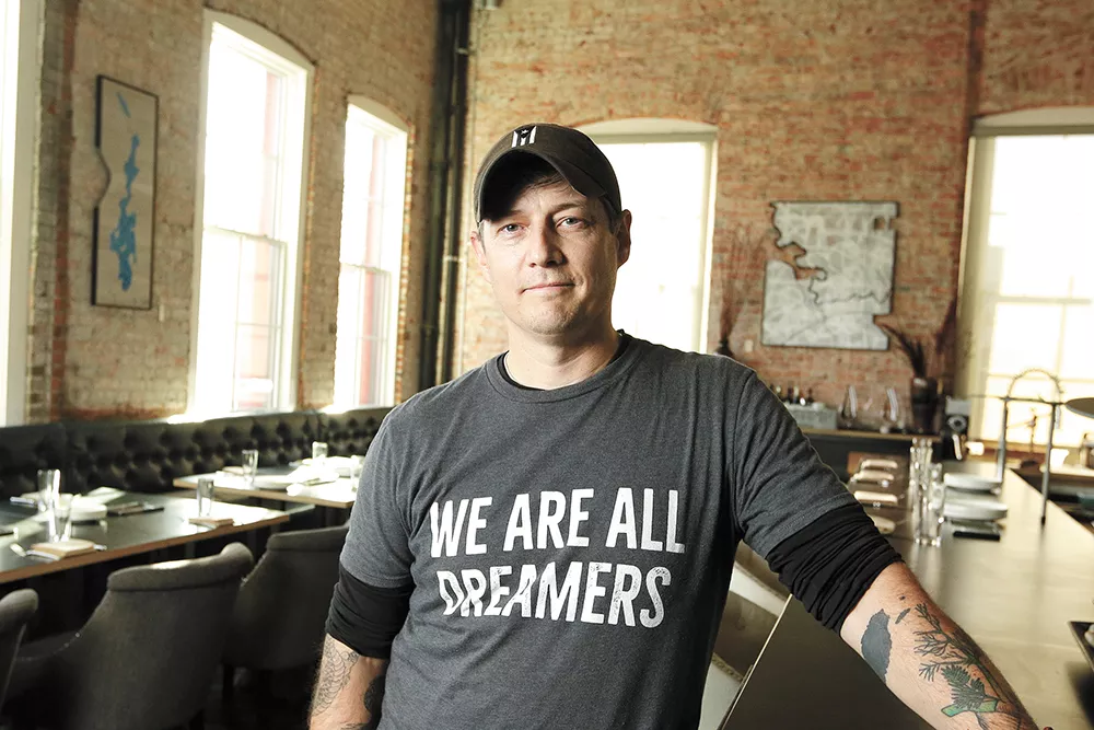 Chef Jeremy Hansen is using Restaurant Week to preview his new eatery Smoke & Mirrors. - YOUNG KWAK PHOTO