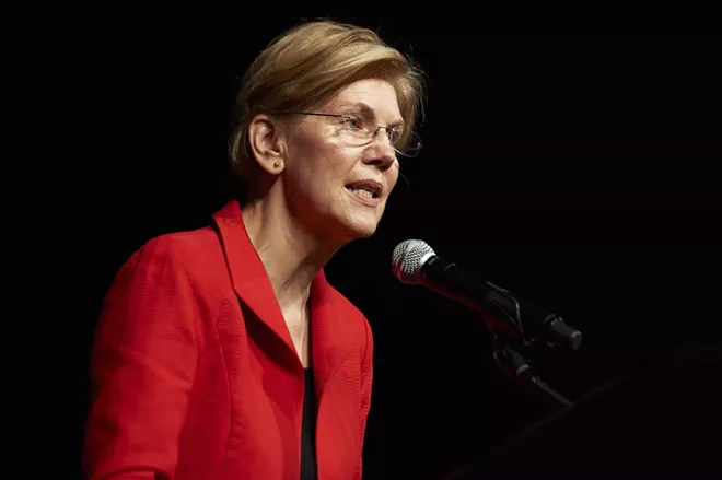 Sen. Elizabeth Warren (D-Mass.) speaks at the 2018 Nevada State Democratic Convention in Reno, Nev., on June 23, 2018. Signaling even more strongly her intent to run for president, and to forcefully confront President Donald Trump, Warren on Monday, Oct. 15, 2018, released the results of a DNA test that she said indicated she had Native American ancestry. - BRIDGET BENNETT/THE NEW YORK TIMES