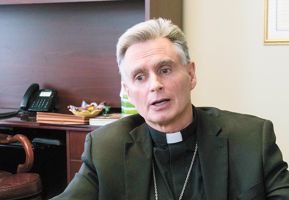 Spokane Bishop Thomas Daly argues that "the attitude of certain bishops and beyond has been arrogance. ... It's not listening to faith-filled people who say, 'we want to know the truth.'" - DANIEL WALTERS PHOTO