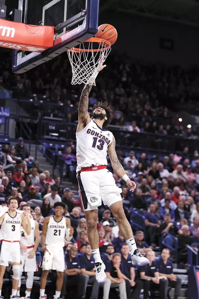 Senior Josh Perkins is the only starter remaining from the Zags' 2017 Final Four run. - YOUNG KWAK PHOTO