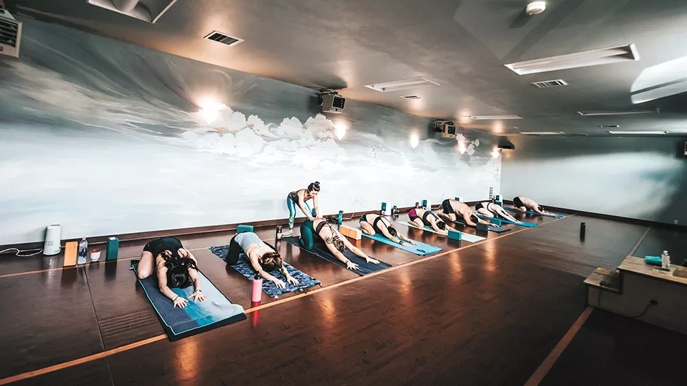 As owner Lindsey Hoover says: "Yoga is the glue that holds everything in life together." - ALICIA HAUFF PHOTO