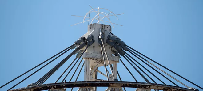 An osprey nest excluder, as you might expect, excludes osprey from forming nests. - DANIEL WALTERS PHOTO
