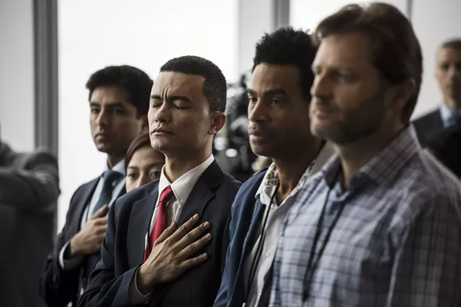 A naturalization ceremony at the held in the One World Trade Center observatory in Manhattan, Aug. 15, 2017. The Supreme Court’s conservative majority seems ready to allow the Trump administration to add a question on citizenship to the 2020 census, which critics say would undermine its accuracy by discouraging both legal and unauthorized immigrants from filling out the forms. - TODD HEISLER/THE NEW YORK TIMES