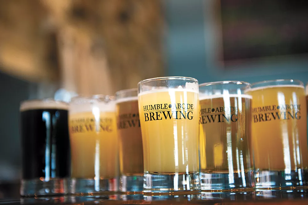 Humble Abode and Black Label Brewing Company teamed up to create a Northeast-style IPA. - DEREK HARRISON PHOTO
