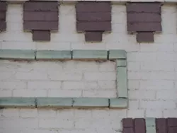 A brickwork feature I spotted while searching for scavenger hunt landmarks downtown. - LOGAN CAMPOREALE PHOTO