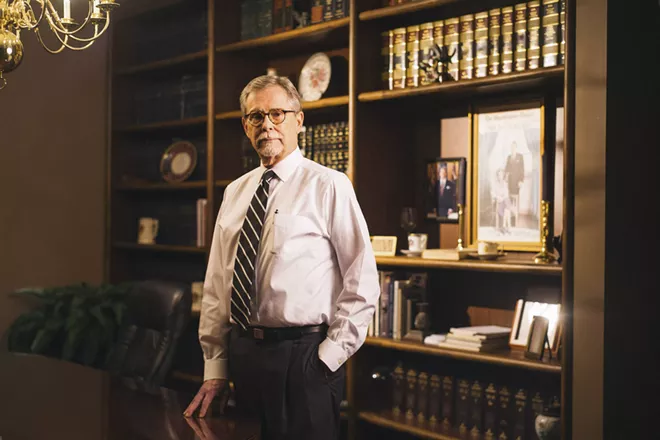 Eric Johnston, the president of the Alabama Pro-Life Coalition and one of the architects of a measure that would outlaw most abortions in the state, at his offices in Birmingham, Ala., May 13, 2019. The state's lawmakers hope the measure will lead the Supreme Court to reconsider Roe v. Wade, which recognized a constitutional right to end a pregnancy. - BOB MILLER/THE NEW YORK TIMES
