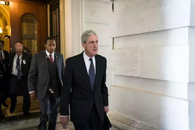 Robert Mueller, the special counsel investigating Russian interference in the 2016 election, at the Capitol in Washington, June 21, 2017. Mueller charged 13 Russian nationals and three Russian organizations on Feb. 16, 2018, with illegally using social media platforms to sow political discord, including actions that supported the candidacy of Donald Trump and disparaged his opponent, Hillary Clinton. - DOUG MILLS/THE NEW YORK TIMES