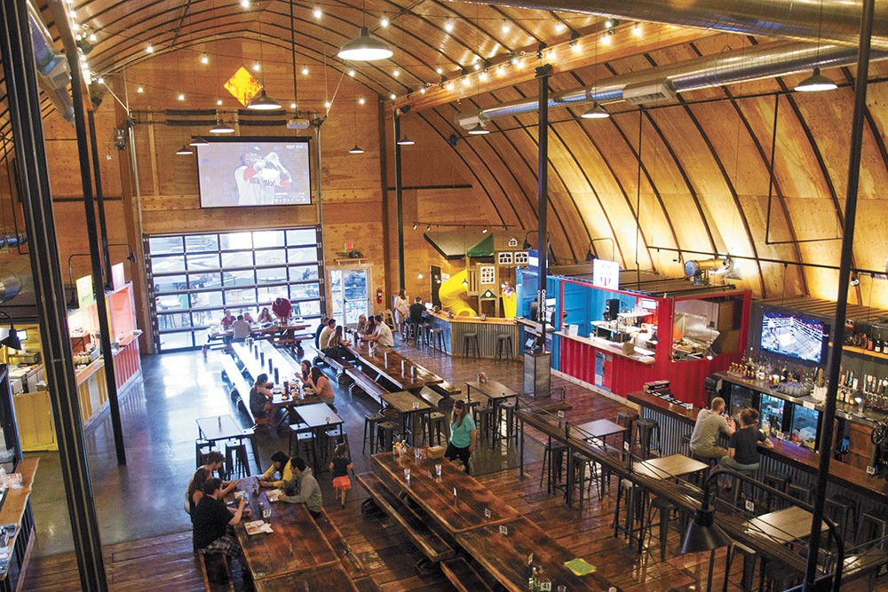 The Lumberyard brings the modern food hall concept to Pullman with six food vendors, two bars, entertainment and more