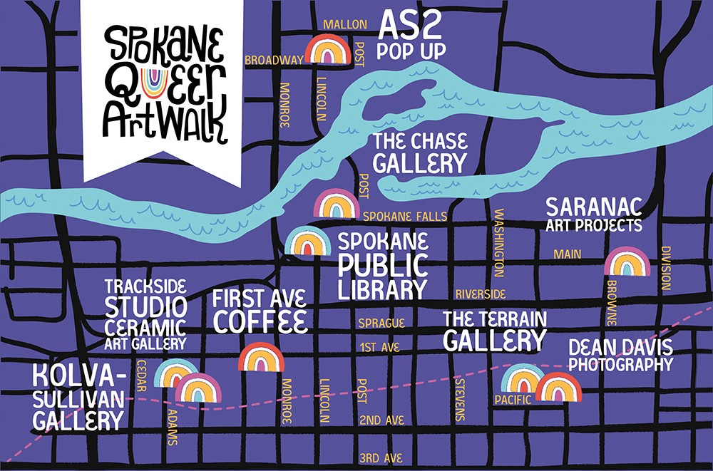 Spokane will host Washington's first citywide Queer Art Walk to kick off Pride Month