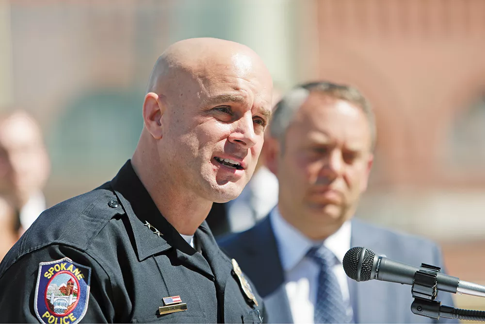 Spokane Police Chief Craig Meidl says the video sought by the City Council will be released after an internal investigation is completed. - YOUNG KWAK PHOTO