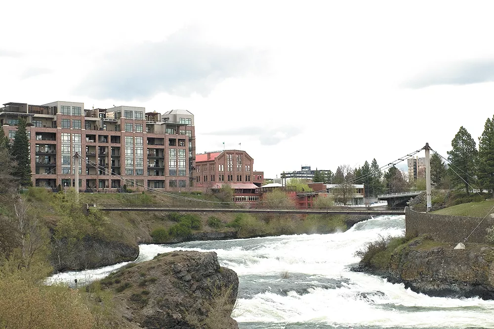 The $64 million Riverfront Park bond didn't budget any money to repair the north suspension bridge, which was closed in April. - YOUNG KWAK