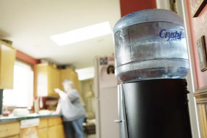 Residents near Fairchild Air Force Base had to drink bottled water for a time after the chemicals PFOA and PFOS were found in high concentrations in their wells, likely from use of PFAS-containing firefighting foams on base. - YOUNG KWAK PHOTO