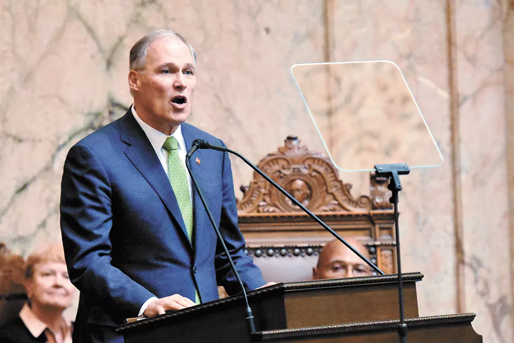 Gov. Jay Inslee signed a law earlier this year aimed at protecting tenants from evictions. - OFFICE OF THE GOVERNOR PHOTO