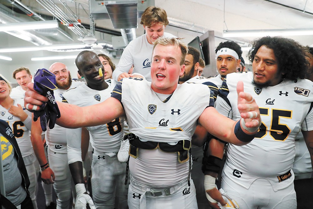 With a boulder on his shoulder, Cal linebacker and Spokane native Evan Weaver is hyped for the final stretch of his senior season