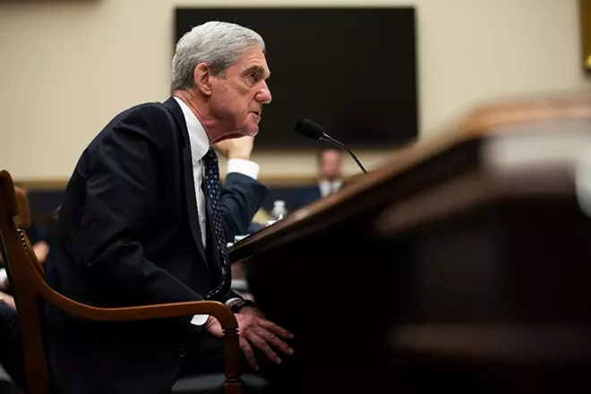 Robert Mueller, the former special counsel, testifies before the House Intelligence Committee in Washington, July 24, 2019. Impeachment investigators are exploring whether President Donald Trump lied in his written answers to Mueller during the Russia investigation, a lawyer for the House told a federal appeals court on Nov. 18, raising the prospect of bringing an additional basis for a Senate trial over whether to remove Trump. - ANNA MONEYMAKER/THE NEW YORK TIMES