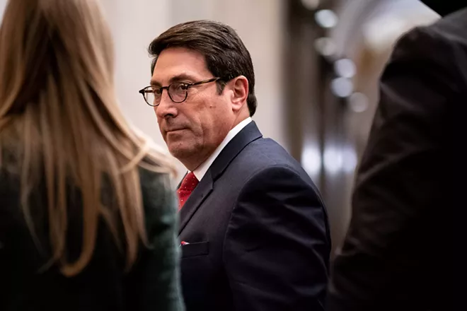 Jay Sekulow, President Donald Trump's personal attorney, arrives at the Capitol before the start of the day's Senate impeachment trial in Washington, on Saturday, Jan. 25, 2020. - ERIN SCHAFF/THE NEW YORK TIMES