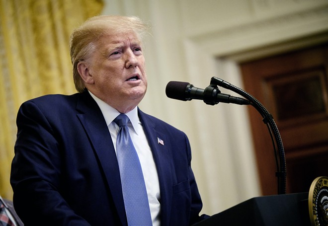 President Donald Trump speaks at a White House event on Friday, Oct. 4, 2019. - T.J. KIRKPATRICK/THE NEW YORK TIMES